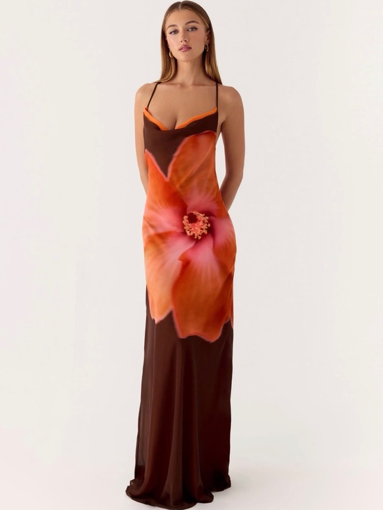Peppermayo Dresses & Skirts - Peppermayo Night Drive Maxi Backless Dress